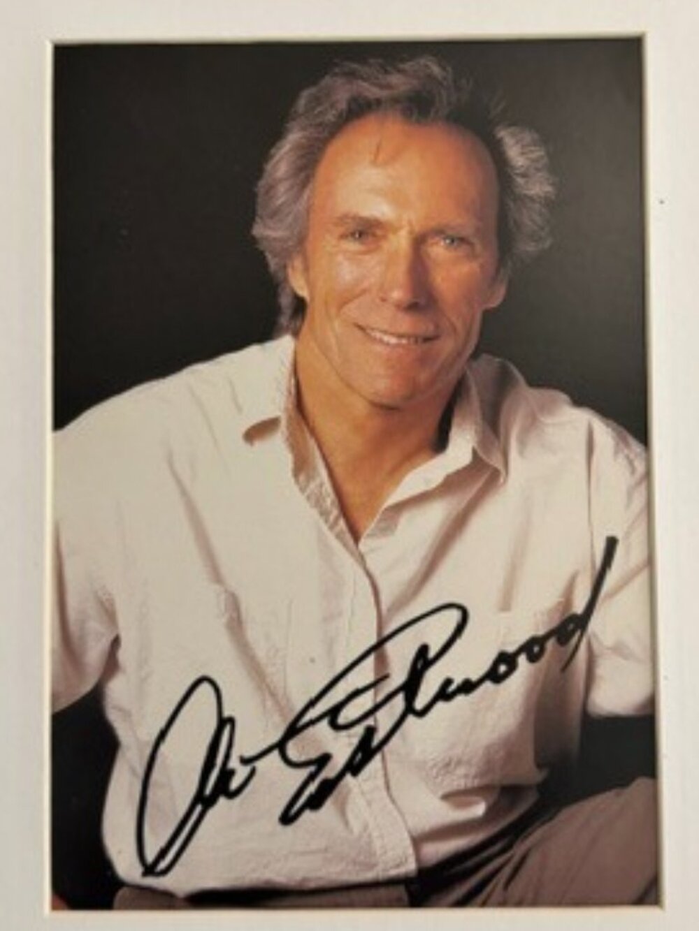 Clint Eastwood Autographed Photo